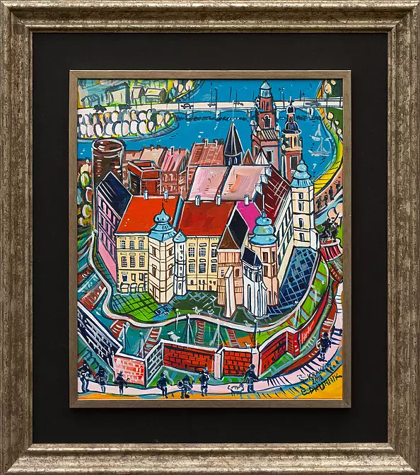 Edward Dwurnik - WAWEL - OBRAZ OLEJNY