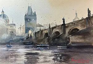 Janusz Kulikowski - "Mulde im Morgengrauen"