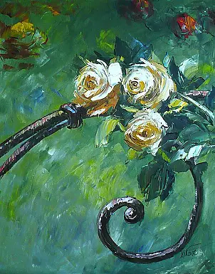 Dorota Łaz - WHITE ROSES