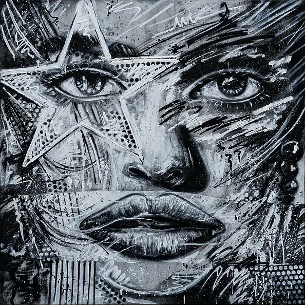 Szymon Hołubowski, , Acrylic painting, Mixed media - , 110 x 110