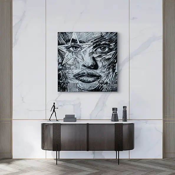 Szymon Hołubowski, , Acrylic painting, Mixed media - , 110 x 110