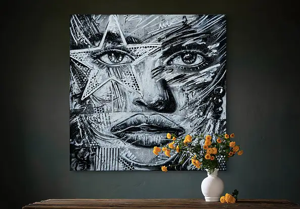 Szymon Hołubowski, , Acrylic painting, Mixed media - , 110 x 110