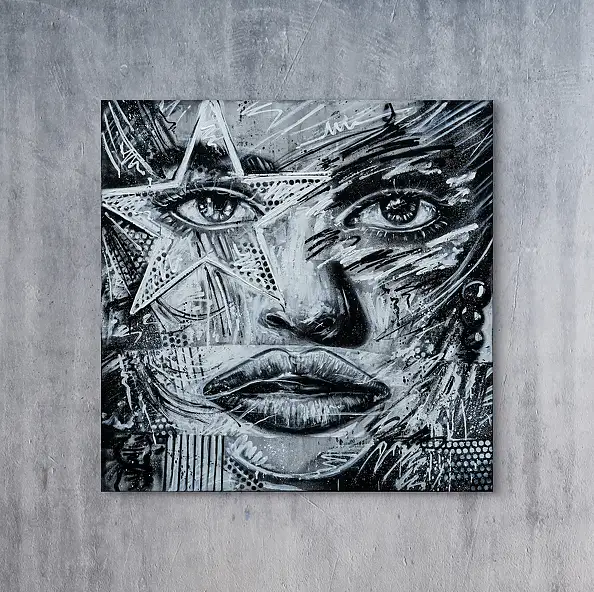Szymon Hołubowski, , Acrylic painting, Mixed media - , 110 x 110