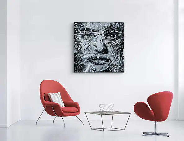 Szymon Hołubowski, , Acrylic painting, Mixed media - , 110 x 110