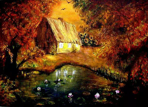 Danuta Maszota - WIECZORNE NENUFARY.