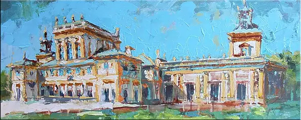Magdalena Chudalewska Szwaja - WILANÓW 100x40 cm