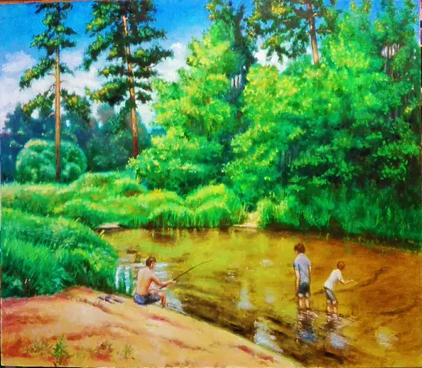 Zenon Różycki - WILGA RIVER