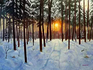 Zenon Różycki - WINTER IN MARYSIN