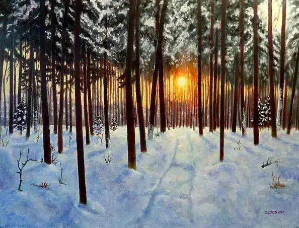 Zenon Różycki - WINTER IN MARYSIN