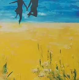Joanna Rodowicz, SPRING, Acrylgemälde - Leinwand, 70 x 100
