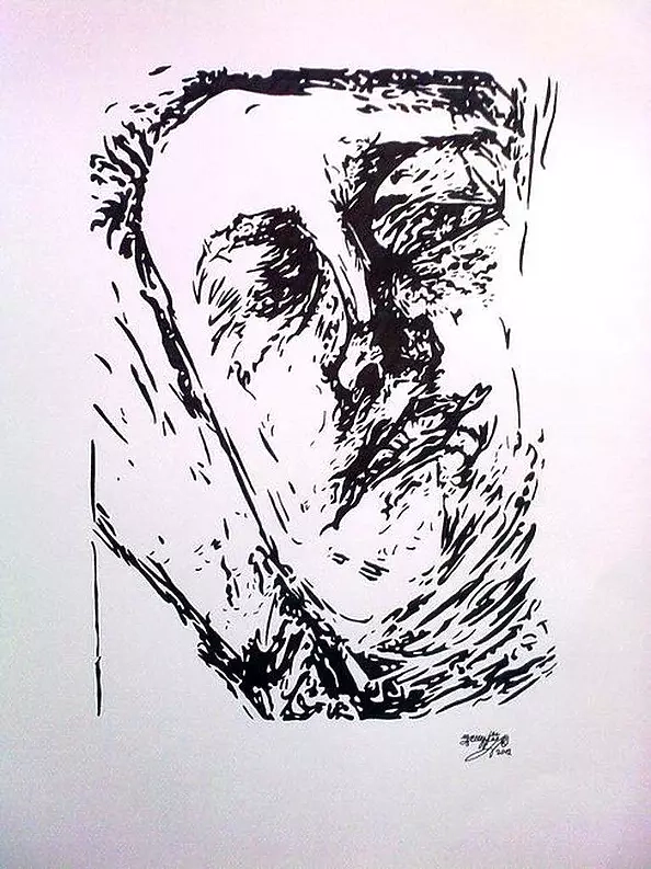 Jacek Cybowicz - WITKACY in my head ... - Portrait of Helena