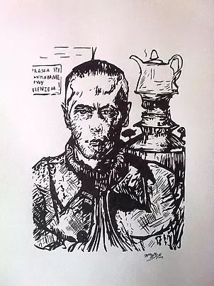   - WITKACY in my head ... - ... with a samovar ...