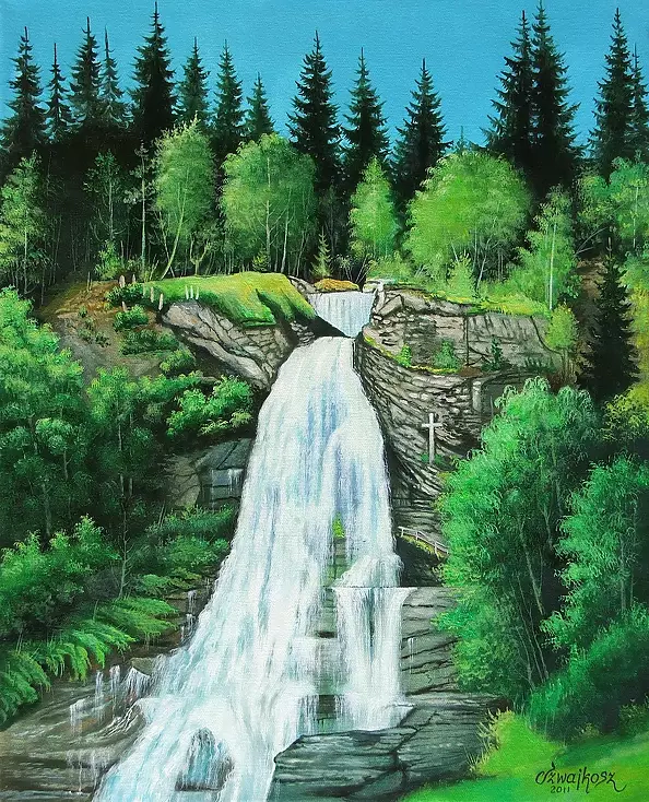 Czesław Szwajkosz - WATERFALL Eikedalen