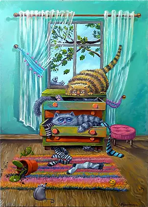   - FREE HUT - MEAN CATS ONLY IN THE HOUSE