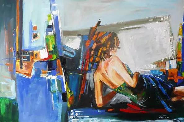 Dorota Łaz - WOMAN AND MIRROR