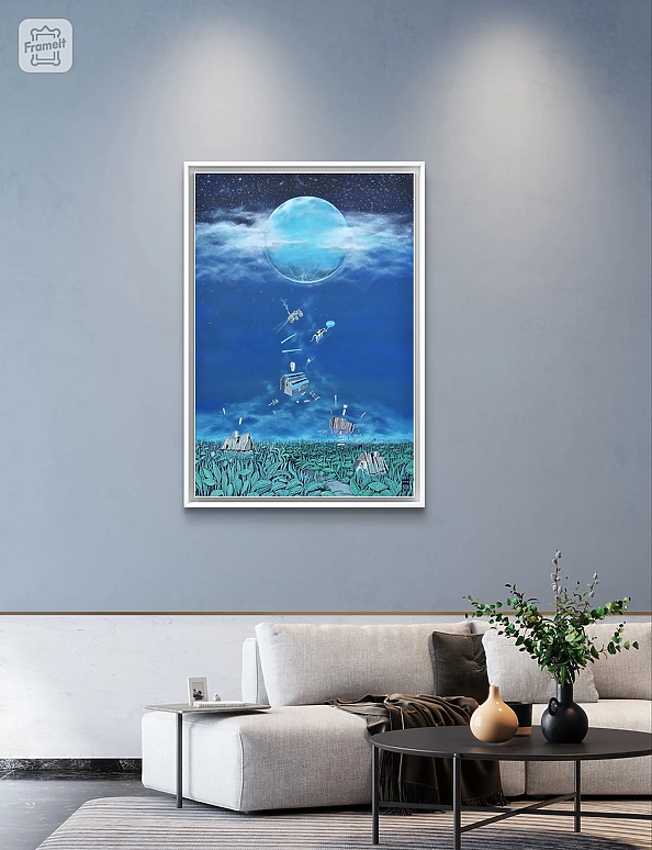 Dariusz Franciszek Różyc - ''WPŁYW TURKUSOWEGO KSIĘŻYCA'' cykl ''Nie tak odległe..''