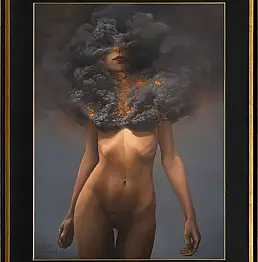 Łukasz Owczarek, ВТФ #BH2 (ПРАЙД), Масляная картина - холст, 60 x 81