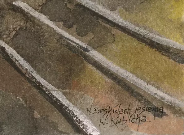 Witold Kubicha - W Beskidach jesienią