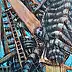 Paula Staniec, In Oblivion, Acrylic painting - panel, panel, 28 x 62