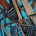Paula Staniec, In Oblivion, Acrylic painting - panel, panel, 28 x 62