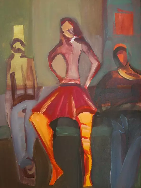 Mariola Paulina Żylińska Jestadt - in stockings