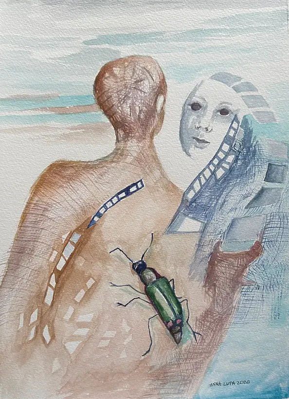 Anna Lupa Suchy, In Szczebrzeszyn, Aquarelle - Papier, 20 x 29