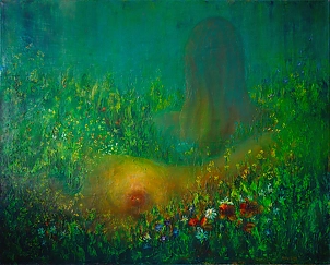 Bożena Mozolewska - In green linen