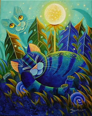 Wiesława Burnat - In the glow of the fleeting moon