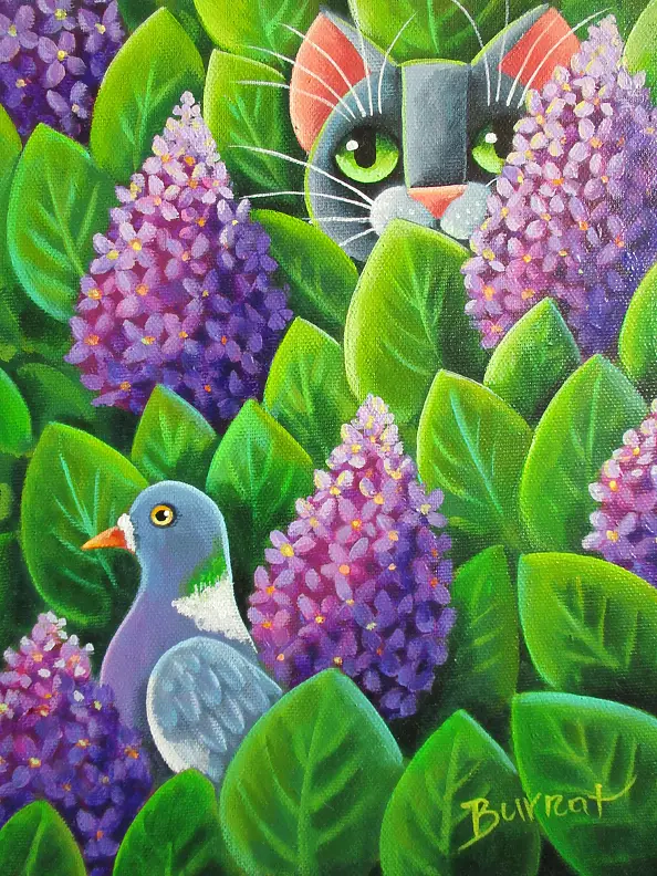 Wiesława Burnat - In lilacs