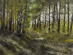 Beata  Sulikowska - In the shade of trees