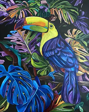   - In the shade of a tree