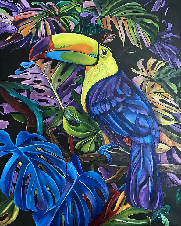 Joanna Szumska - In the shade of a tree