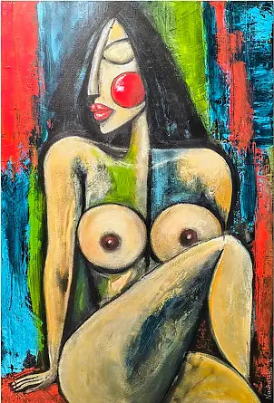 katarzyna nachajska, In the silence of yourself, Acrylic painting - canvas, 60 x 100