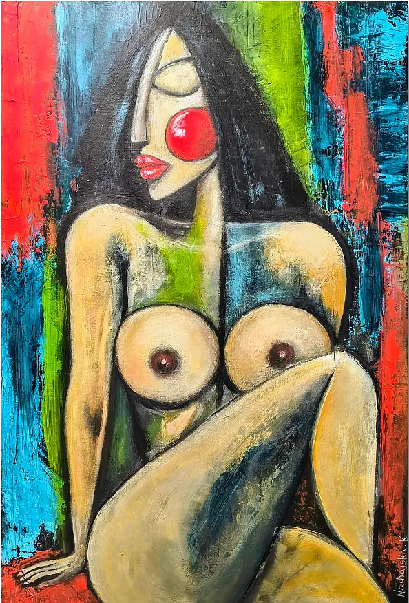 katarzyna nachajska, In the silence of yourself, Acrylic painting - canvas, 60 x 100