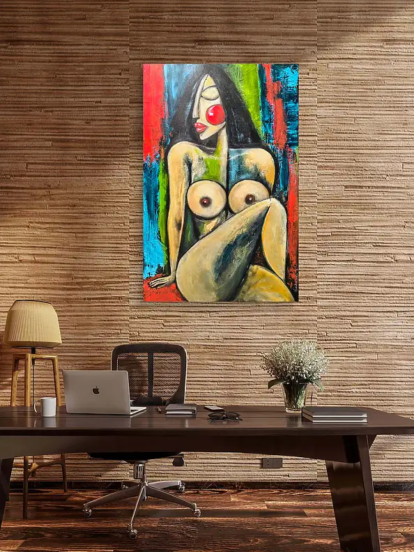 katarzyna nachajska, In the silence of yourself, Acrylic painting - canvas, 60 x 100
