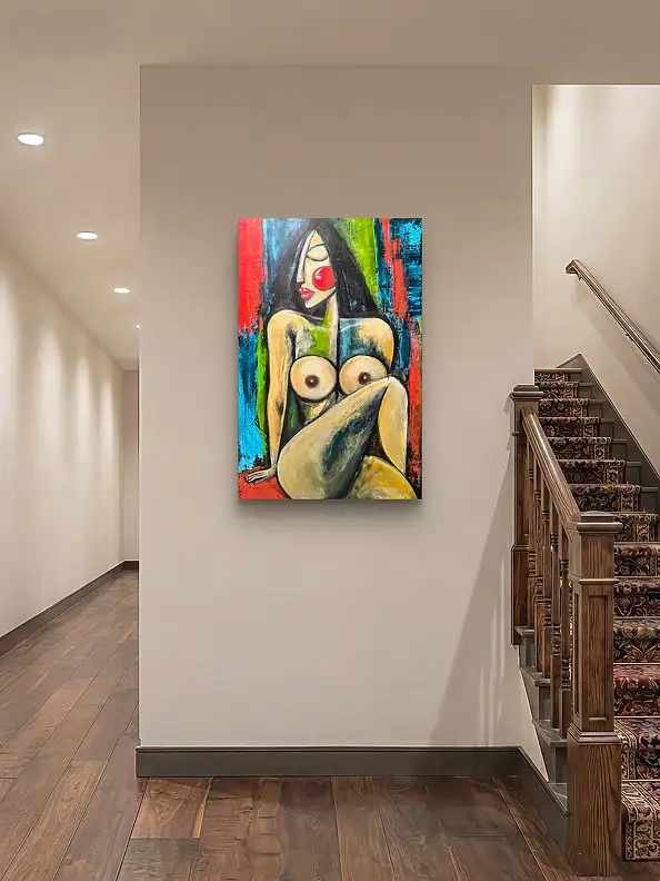 katarzyna nachajska, In the silence of yourself, Acrylic painting - canvas, 60 x 100