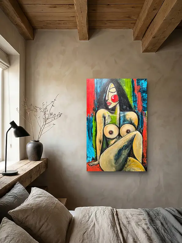 katarzyna nachajska, In the silence of yourself, Acrylic painting - canvas, 60 x 100