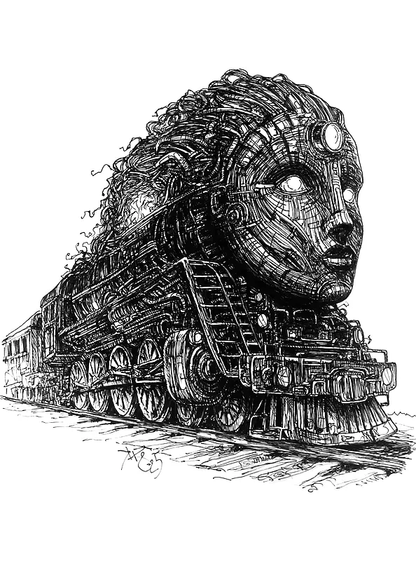 Krzysztof Krawiec - W drodze do Twojego świata  *rysunek piórkiem