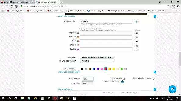 Wioletta Niewiarowska - On the way