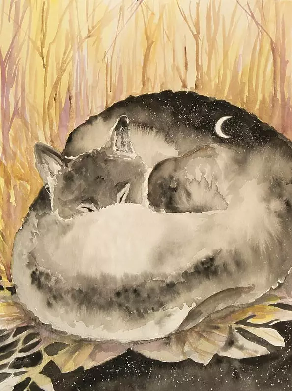 Adriana Laube - In the depths of a wolf sleep