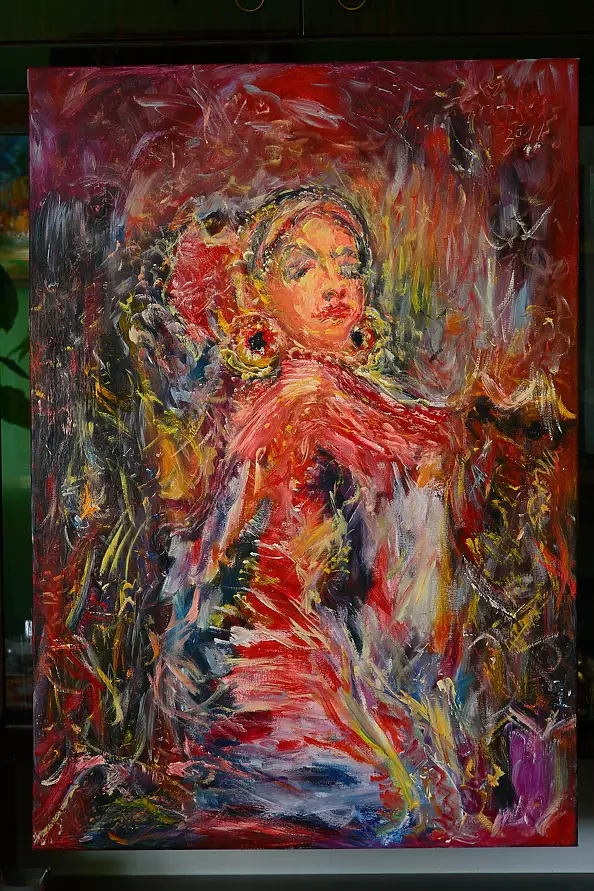 Eryk Maler - W indyjskiej świątyni - e'ryk maler