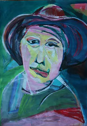 Mariola Paulina Żylińska Jestadt - W kapeluszu