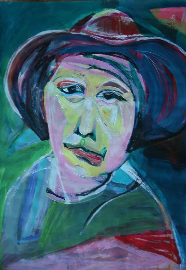 Mariola Paulina Żylińska Jestadt - W kapeluszu