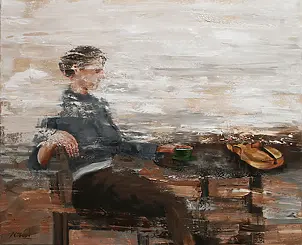 Cyprian Nocoń - In the cafe