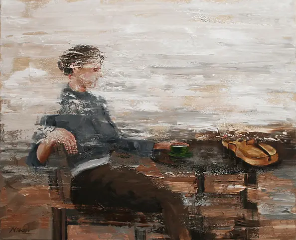 Cyprian Nocoń - In the cafe