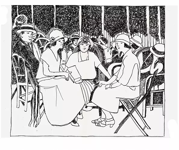 Joanna Małoszczyk - In the cafeteria