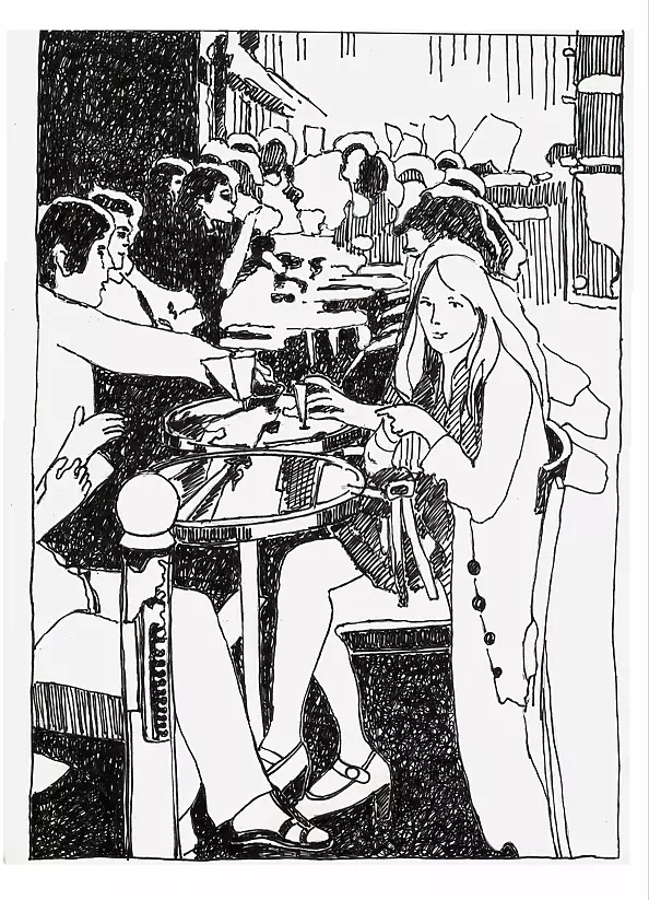 Joanna Małoszczyk - In the cafeteria