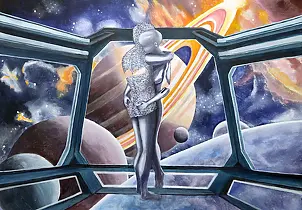 Anna Maria Modrzejewska - In space