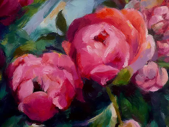 Barbara Gulbinowicz - At the flower shop