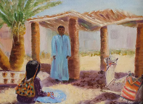 Bożena Mozolewska - In an oasis